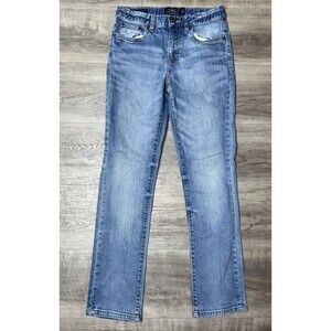 Lucky Brand Juniors Blue 5-Pocket Classic Straight Light Wash Denim Jeans Sz 14